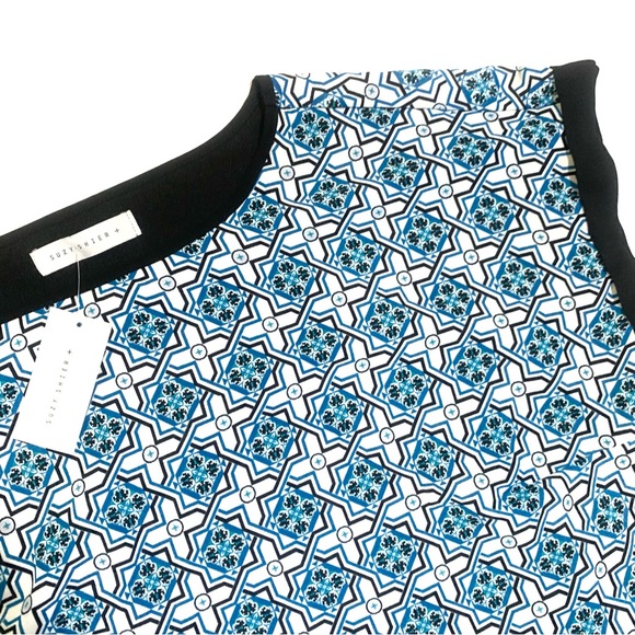 BNWT Suzy Shier patterned blouse - Picture 2 of 4